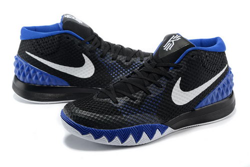 Womens Nike Kyrie 1 Black White Blue Factory Outlet